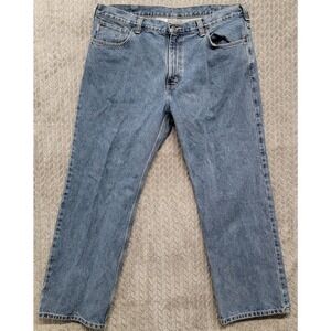 Carhartt Loose Fit Jeans Men's Size 40x30 Blue Straight Medium‎ Wash